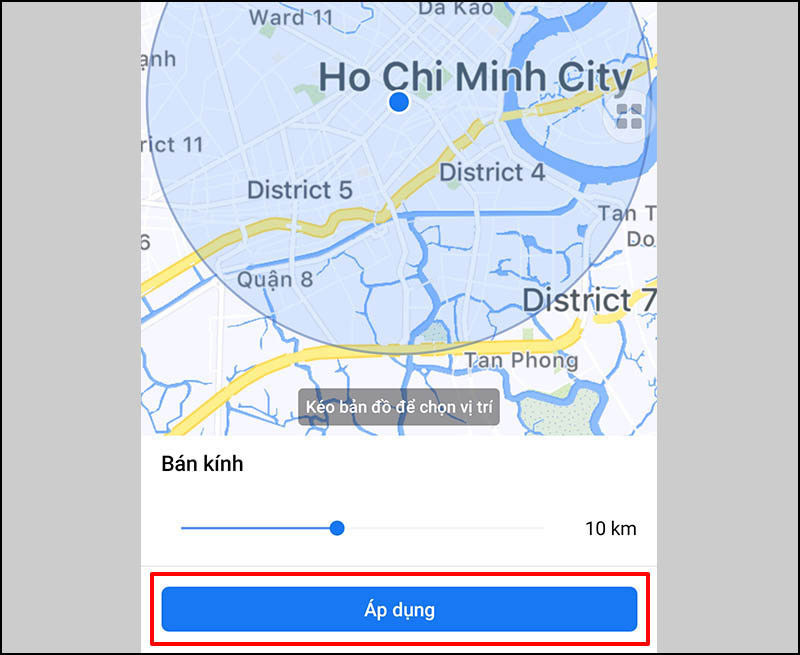 Chọn vị trí